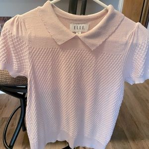 Elle Pale pink Peter Pan Sweater